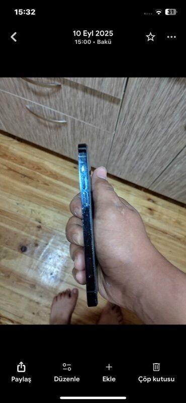 Mətbəx texnikası: IPhone 12 Pro, 128 GB, Pacific Blue, Simsiz şarj