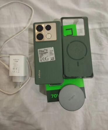 sim modem wifi: Infinix Note 40 Pro, 256 ГБ, цвет - Зеленый, Гарантия, Беспроводная зарядка, Face ID