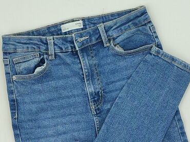 dżinsy wysoki stan: Denim, Jeansy damskie, rozmiar S