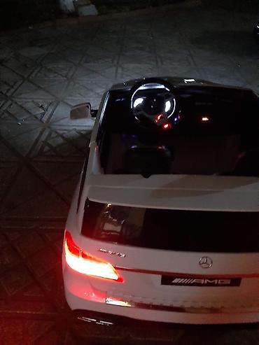 Uşaq dünyası: Uşaq elektrikli maşın – Mercedes-Benz GLS63 AMG stili, ağ rəng — 7