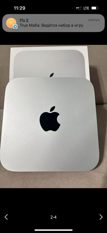 mac mini: Компьютер, ядер - 8, ОЗУ 8 ГБ, Для несложных задач, Б/у, Apple M1, SSD