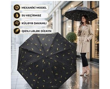 Zontik xanımlar üçün kod- sh50179-6 Mexaniki model, su keçirməz