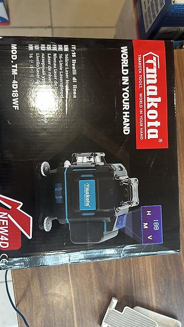 kafel deşən: Makota TM-4D18 WF 16 Xəttli Lazer Leveli - 4D proyeksiya: üfüqi və — 1