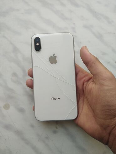 i̇phon: IPhone X, 64 GB, White Titanium, Face ID