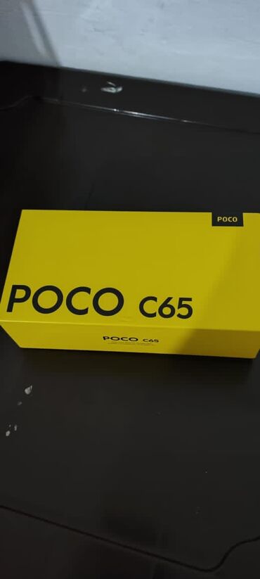 Poco: Poco C65, Новый, 128 ГБ, цвет - Черный, 2 SIM
