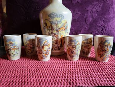 Čaše: Servis nov FS za zestoko pice iz 40 do 60ih. godina. Servis — 4