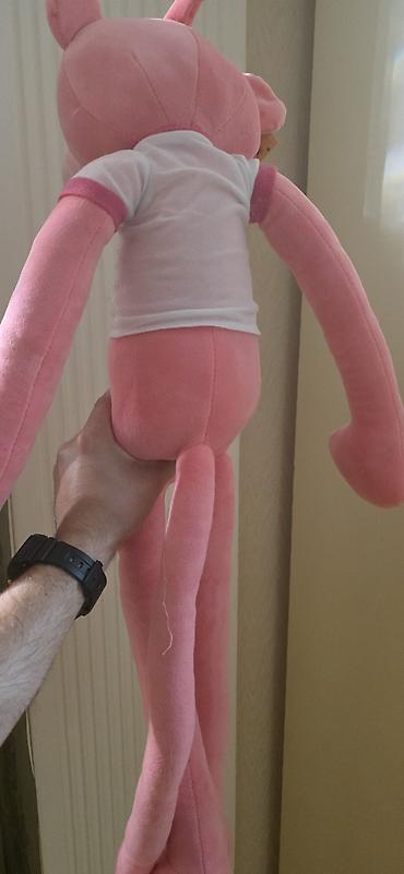 oyuncaql: Pembe Panter plyuş oyuncağı - Rəng: çəhrayı/pembe tonları, ağ detal — 3
