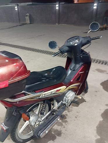 t max: Honda Wave — экономичный и практичный мопед (underbone) в бордовом — 7
