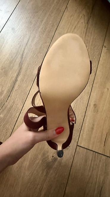Basanoşka və səndəllər: Nine West, Ölçü: 37, rəng - Qırmızı, Yeni — 3