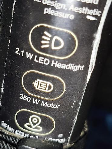 Elektrikli samokatlar: İşlənmiş Elektrik samokat 10", 501 - 750 Vt, 16 - 25 km/s, Rayonlara çatdırılma, Ünvandan götürmə, Ödənişli çatdırılma — 12