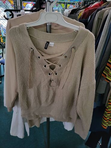 džemper i košulja: L (EU 40), Casual, Jednobojni