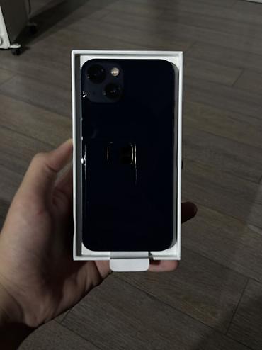 Apple iPhone: IPhone 13, Б/у, 128 ГБ, Midnight, Защитное стекло, Чехол, Коробка, 84 % — 2