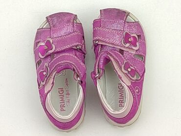 sandały na koturnie różowe: Sandałki 23, Używany