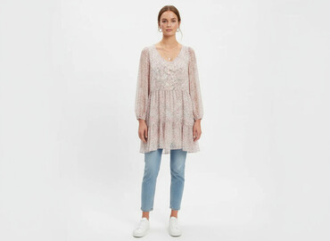 sukienka w kwiaty na wesele plus size: H&M, Сукня жіноча, розмір S