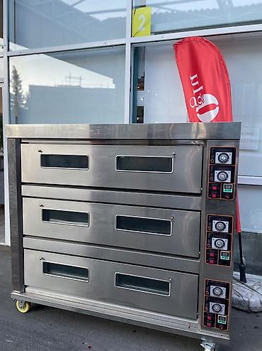 Professional sobalar: Elektrik soba, Pizza, Yemək üçün, Çörək, 3 mərtəbəli, Yeni — 3