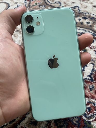 органайзер для телефонов: IPhone 11, Колдонулган, 64 ГБ, Кара, 100 %