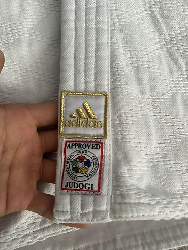 гитар: Размер 180 Кимоно для дзюдо Adidas (полный комплект) - Цвет: белый — 7
