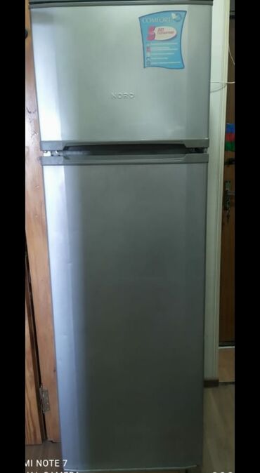 норд бенц: Б/у Side-By-Side (двухдверный) цвет - Серый холодильник Nord