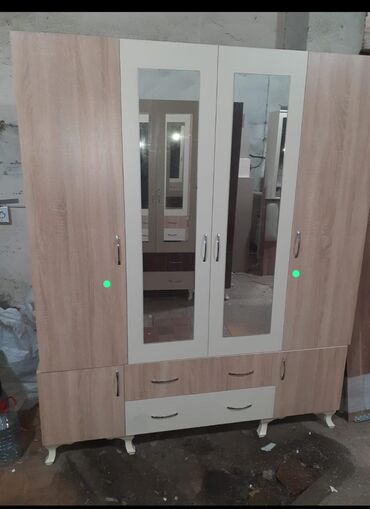 Dolablar: Yeni, Açılan, 4 qapılı Düz dolab, Qarderob, paltar dolabı, Azərbaycan — 27