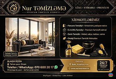 Təmizlik | Mənzillər | Pəncərələrin, fasadların yuyulması
