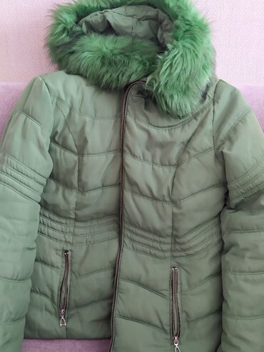 qadin kurtkalari yeni: Женская куртка цвет - Зеленый