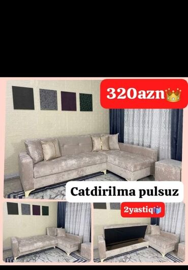 divan olculeri: Künc divan, Yeni, Açılan, Bazalı, Parça, Şəhərdaxili pulsuz çatdırılma