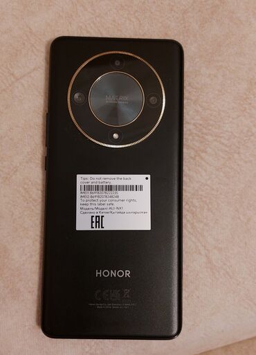 Honor: Honor X9b, 256 GB, rəng - Qara, Düyməli, Barmaq izi, Simsiz şarj