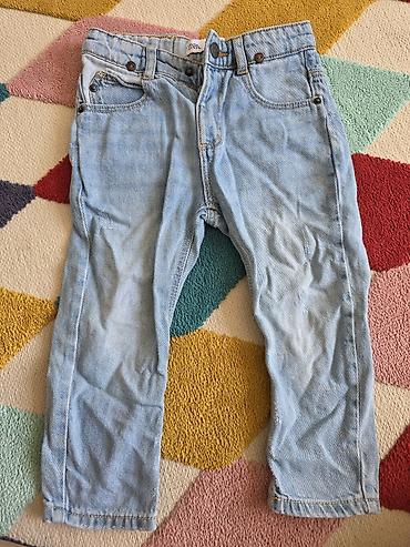 2 yas: ZARA Kids uşaq cins şalvarı - Model: ZBYO JEANS, açıq mavi (light — 1
