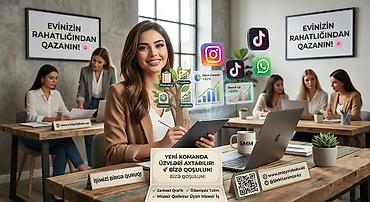 oz evinde daye teleb olunur 2024: SMM menecer tələb olunur, İstənilən yaş, Təcrübəsiz — 1