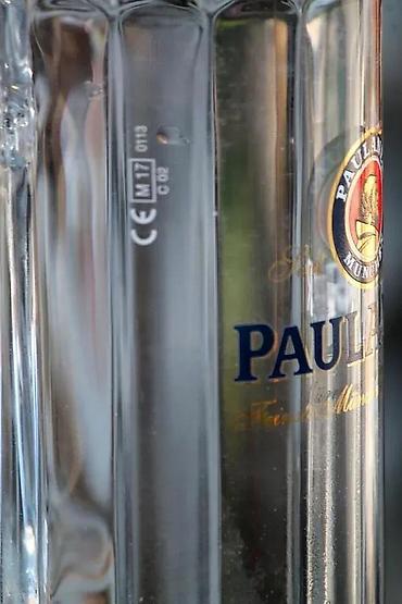 Čaše: Paulaner Munchen Krigla sa zlatnim detaljima 0,5l. Paulaner Munchen — 2