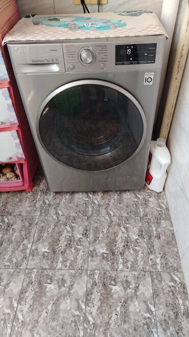 Elektrikli qızdırıcılar və radiatorlar: NigLg 7kq paltaryuyan masin satilir 400azn. Unvan Sumqayit Nigaz