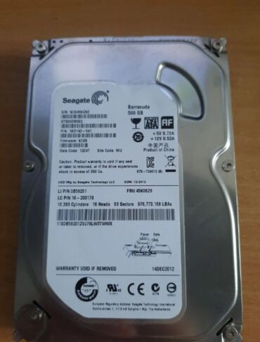 novi honor: Seagate 500gb