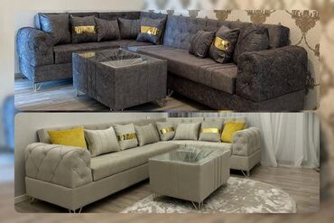 угловой диван кожаный: Künc divan, Qonaq otağı üçün, Bazalı, Açılan