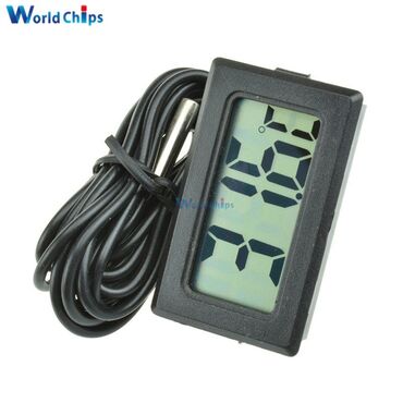 цифровой эфирный приемник: Цифровой ЖК-термометр, датчик температуры