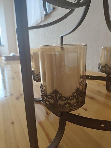 lüstur altı: Çılçıraq, 6 lampa, Metal — 2