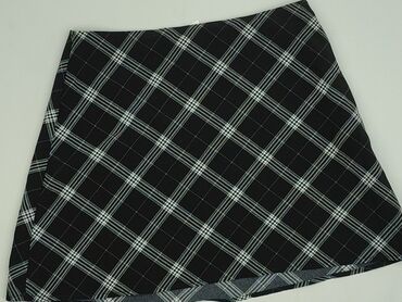 spódnice w kratę czarne: H&M Divided, Women`s skirt, size S