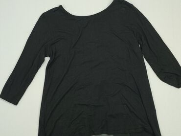 czarne bluzki z tiulowymi rękawami: Bluzka Damska, M, stan - Dobry