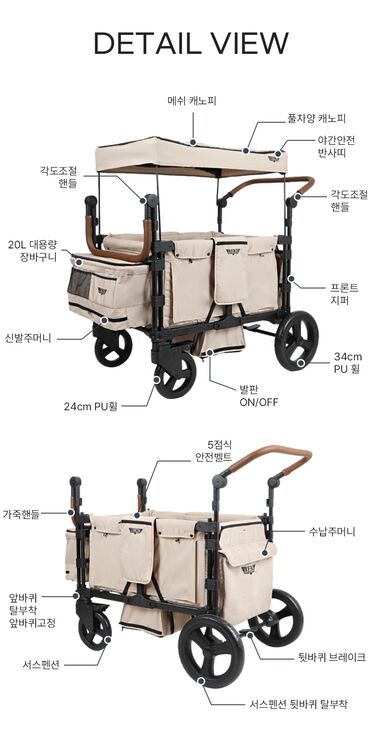 Коляски: Коляска, цвет - Черный, Новый — 2