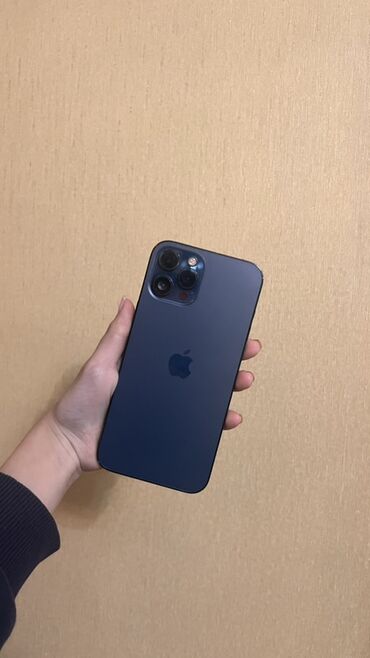 Apple iPhone: IPhone 12 Pro Max, Б/у, 256 ГБ, Pacific Blue, 78 % — 1