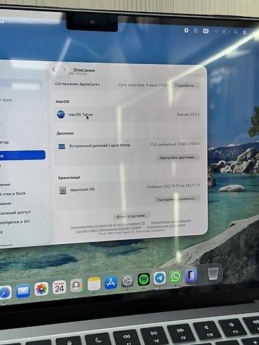 Ноутбуки Apple (MacBook): Для учебы, Б/у, Apple M2, ОЗУ, RAM: 8 ГБ, В рассрочку — 5