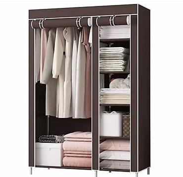 divan pulsuz: Parça örtüklü və metal karkaslı modulyar paltar dolabı - — 2