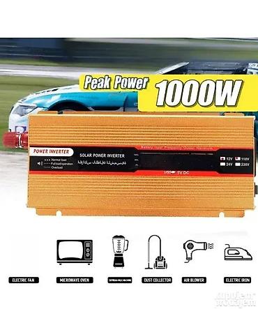 Kuća i bašta: Pretvarač napona 24V-220V 1000W Novo, u originalnom pakovanju — 1