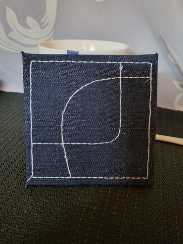 Kuhinjski setovi: Solje nove za kafu,caj Jeans - Living komplet. Solje sa porcelanskim — 7