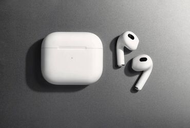 кейс для аирподс 3: Вкладыши, Apple, Б/у, Беспроводные (Bluetooth), Классические