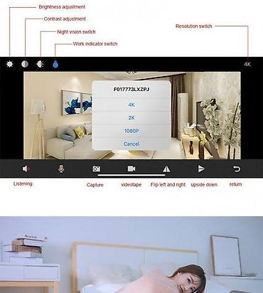 Oprema za video nadzor: SAT kamera 1080P 2K 4K wifi na baterije bežična, do 128GB. H.264-1080P — 14