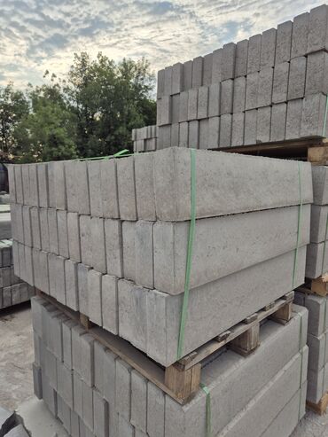 Тротуарные бордюры: Тротуарный бордюр, ЖБИ (Железобетонный), Другие особенности, 100 — 7