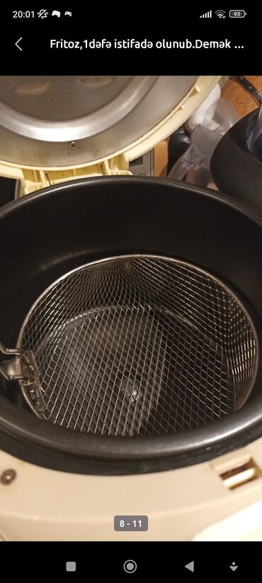 Fritozlar: Fritoz Sinbo, 2-2,9 l, İşlənmiş, Pulsuz çatdırılma — 6