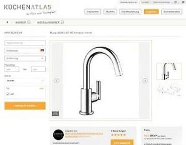 Slavine: Moderan jednoručni lavabo-mixer, visokog luka (G‑oblika), hrom završna — 14