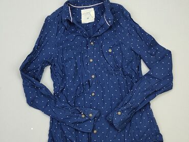 bluzki koszulowe niebieska: Koszula Damska, H&M, S, stan - Bardzo dobry