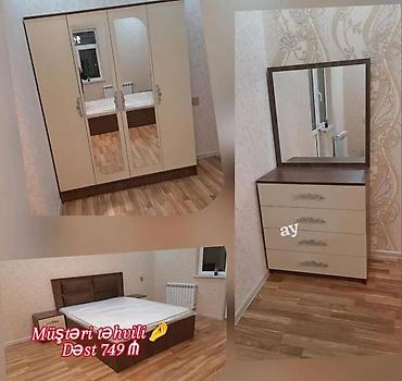 Yataq otağı mebel dəsti Dəst tərkibi: - 4 qapılı qarderob: orta